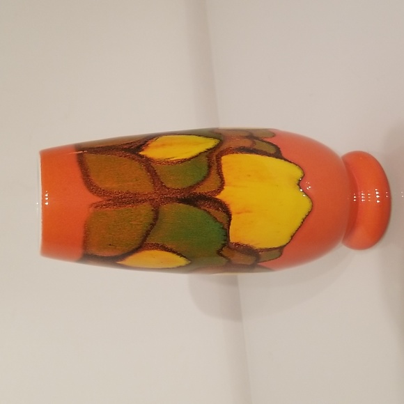 1970s Vintage Poole Pottery Vase Delphis 15 Abstract signed by Elaine Martin - Picture 3 of 17